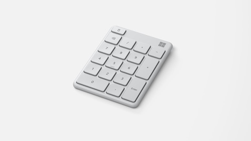 O simpático teclado numérico Bluetooth® da Microsoft