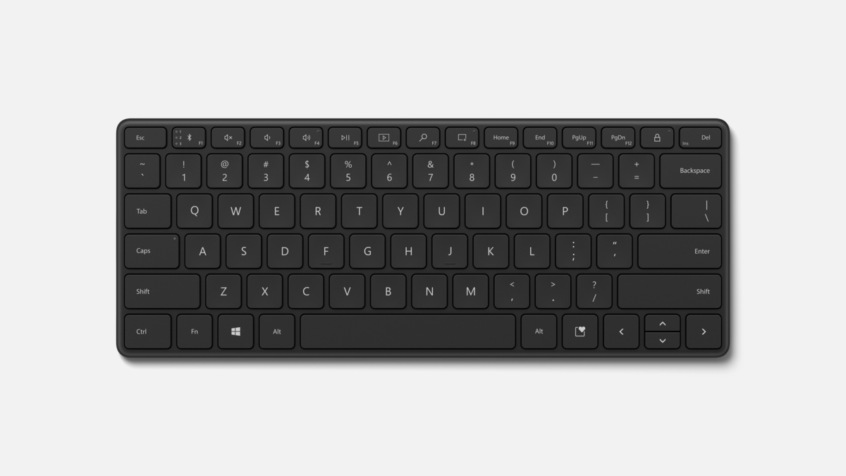 O nem tão simpático teclado Bluetooth® da Microsoft