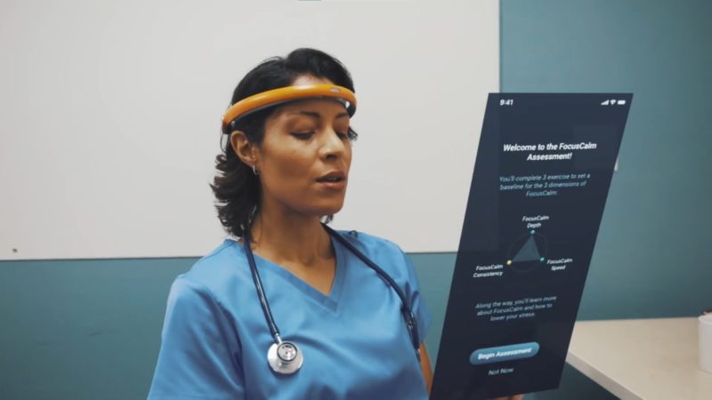 FocusCalm Headband: uma headband bizarra que promete reduzir stress