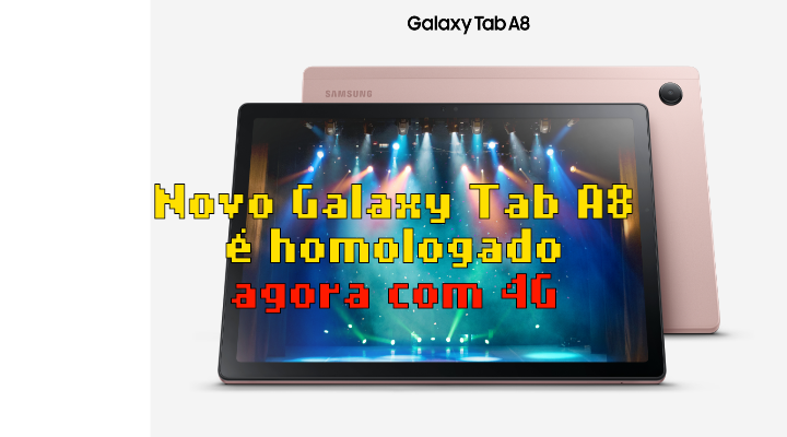 Galaxy Tab A8 2021 4G passa na Anatel