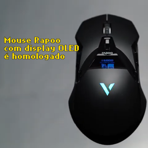 Rapoo VT950 é um mouse gamer com display OLED