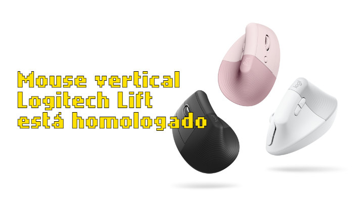 Logitech Lift é o mouse vertical ergnômico que passou na Anatel