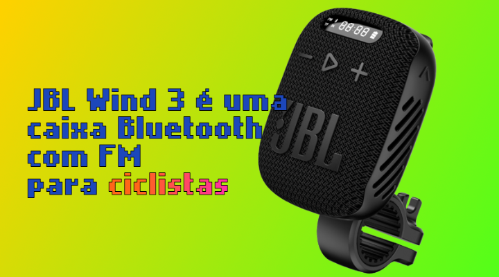 JBL Wind 3 é a caixa de som Bluetooth com FM para ciclistas que vem aí