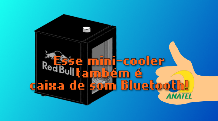 Esse mini-cooler da Red Bull também é uma caixa de som Bluetooth!