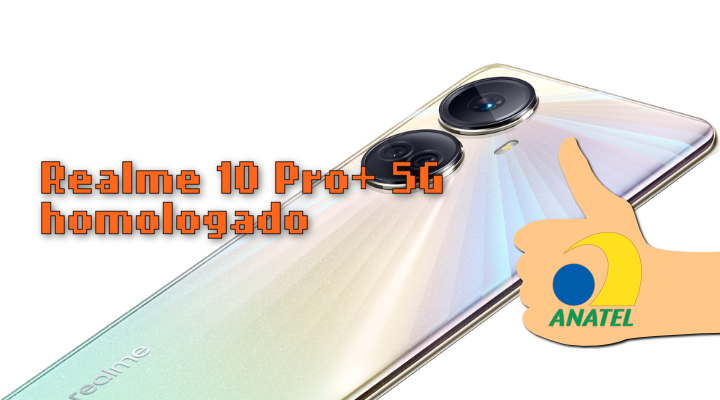 Realme 10 Pro+ foi homologado pela Anatel
